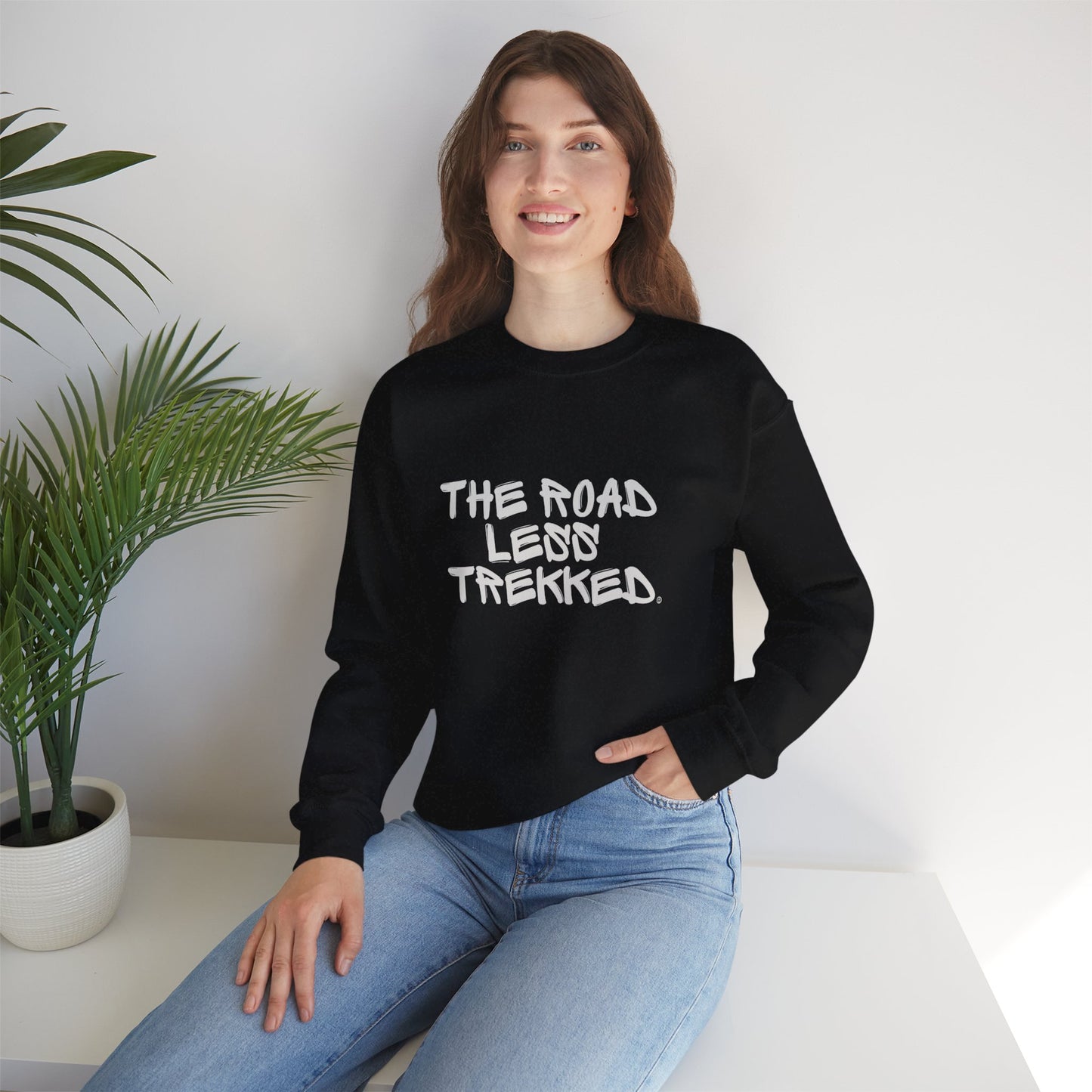 The Road Less Trekked © Crewneck Sweatshirt