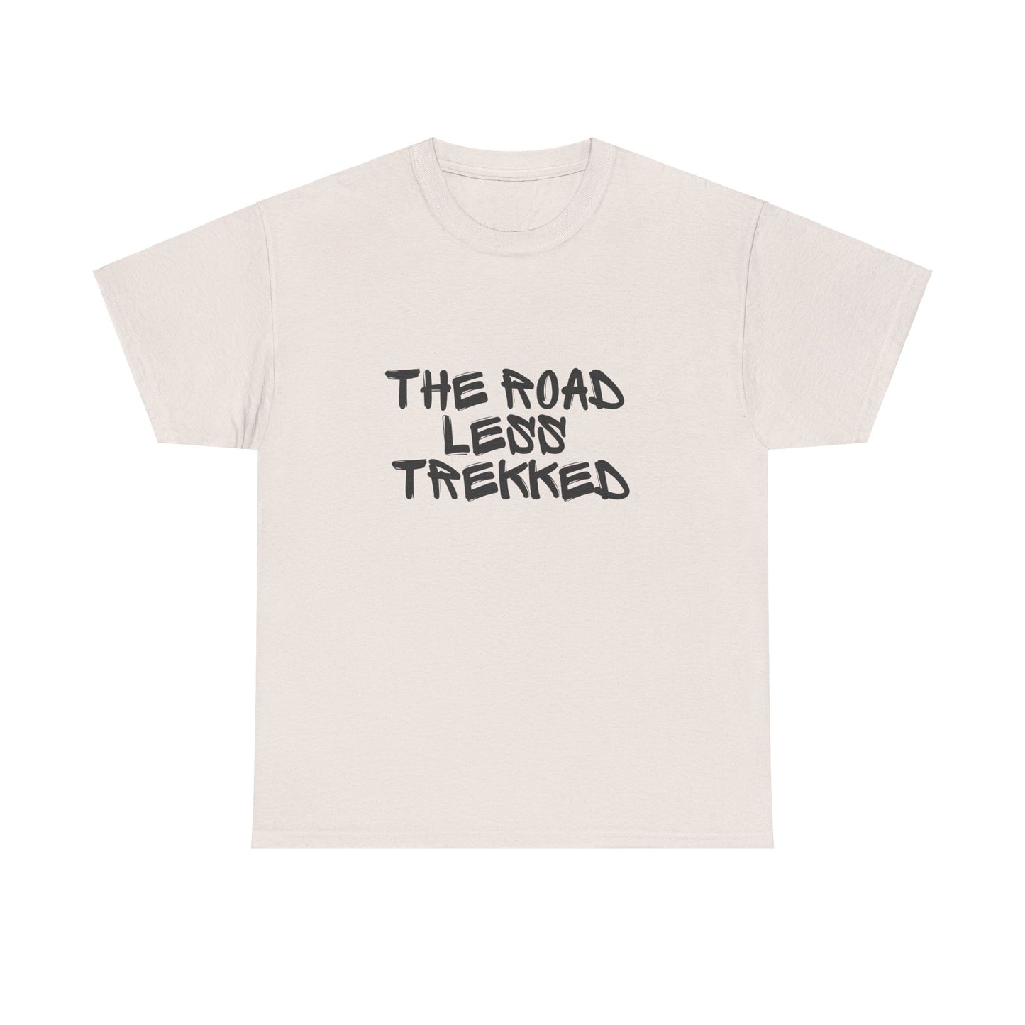 The Road Less Trekked © No Slogan Heavy Cotton Tee