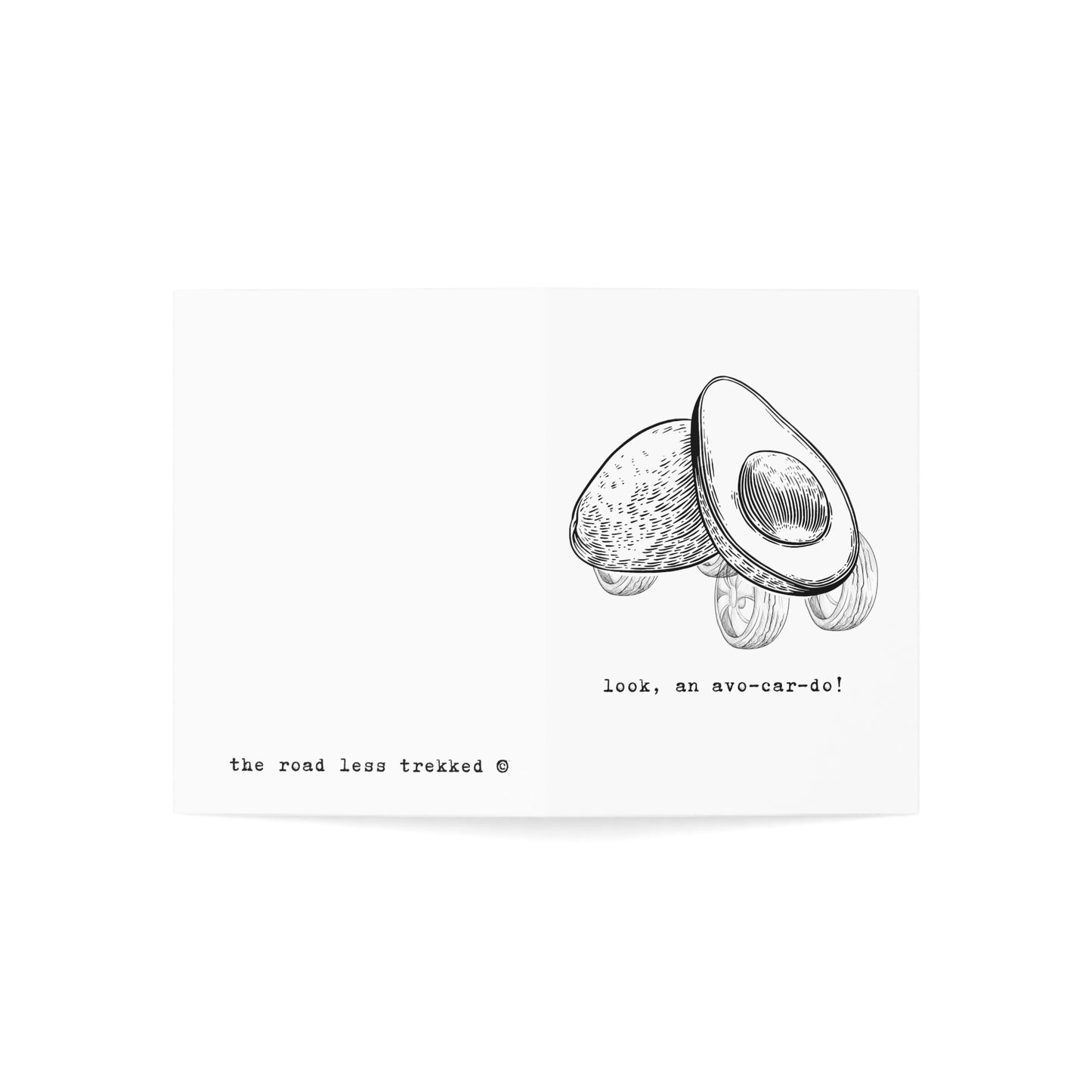 "Avo-CAR-do" TRLT Greeting Card