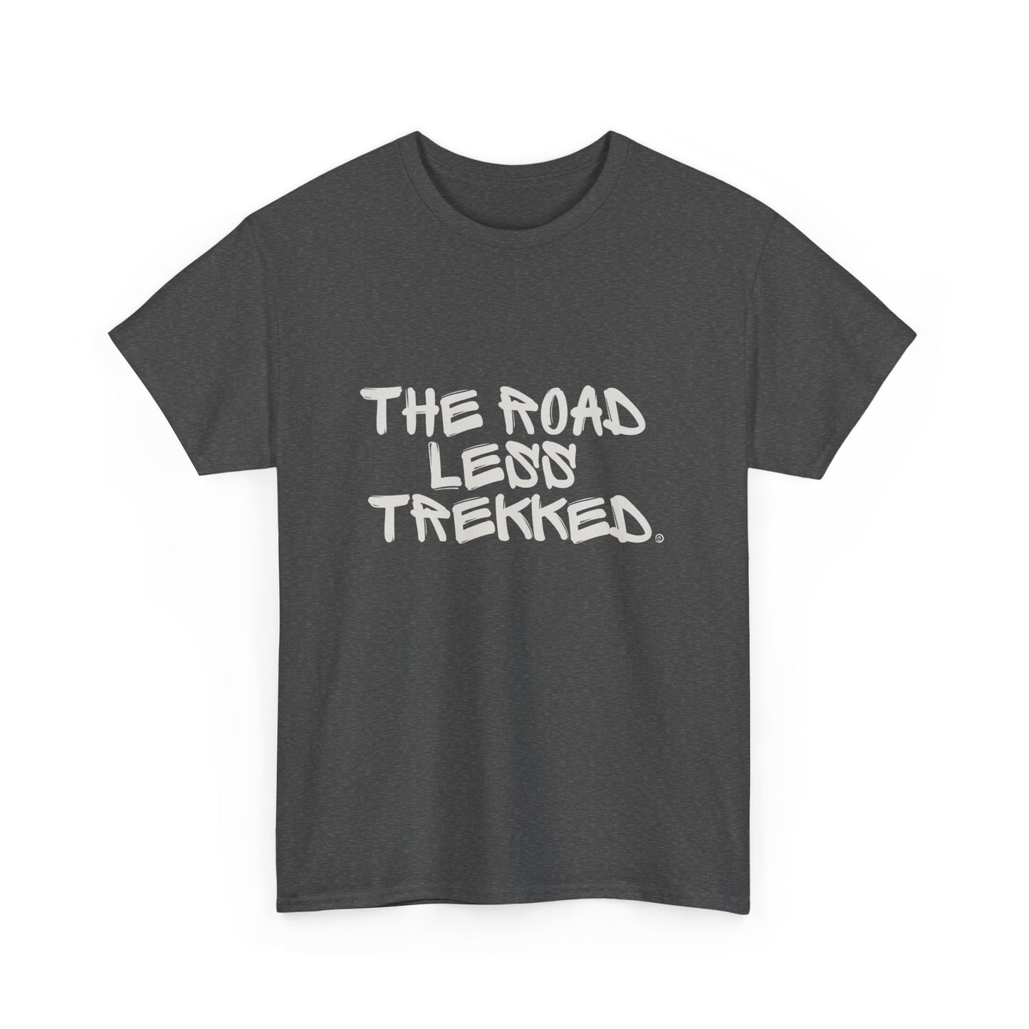 The Road Less Trekked © No Slogan Heavy Cotton Tee