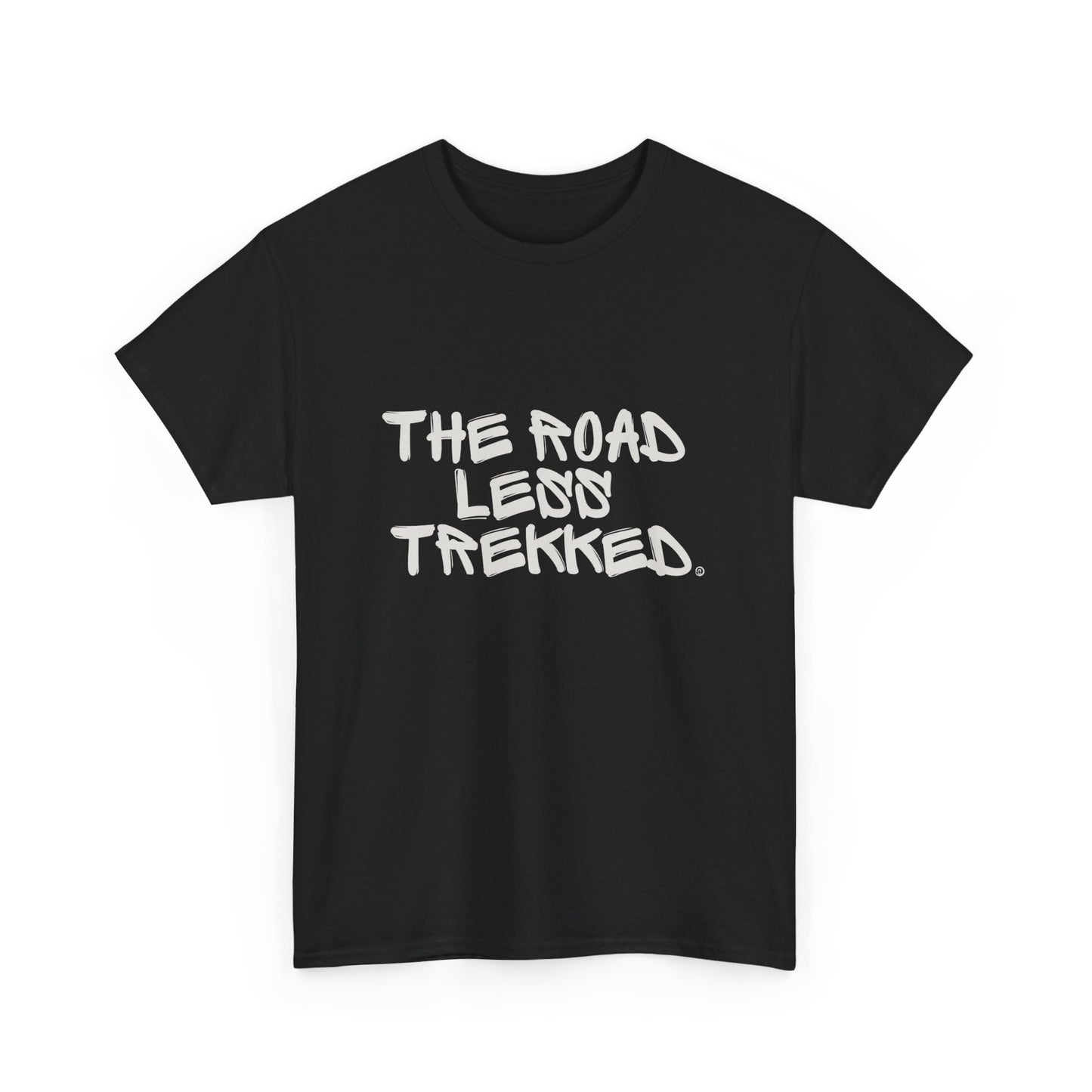 The Road Less Trekked © No Slogan Heavy Cotton Tee